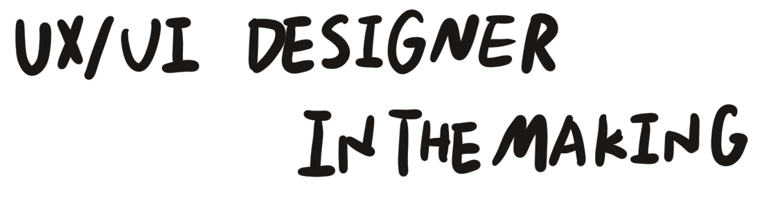 UX/UI designer in the making